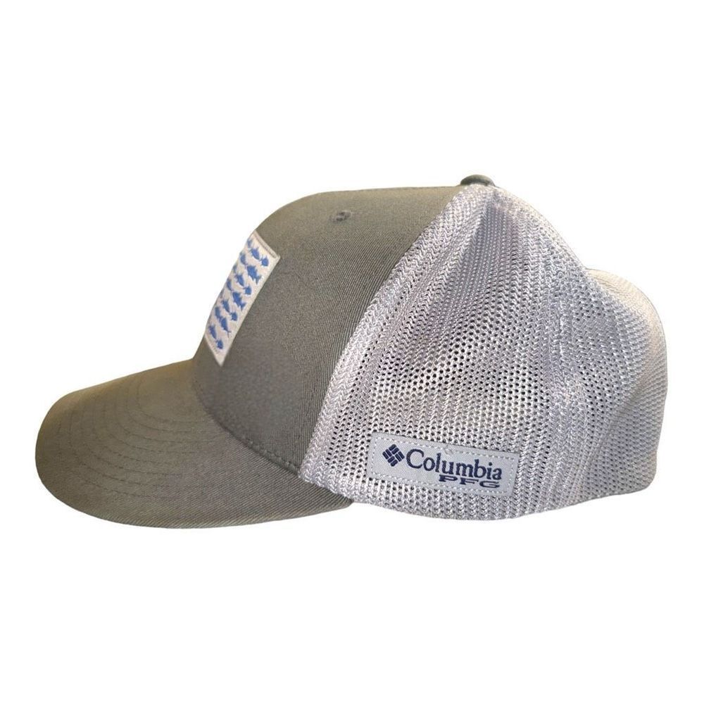 Columbia PFG high crown original flexfit S/M flat brim Hat Cap - Picture 4 of 8